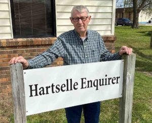 Clift Knight at the Hartselle Enquirer